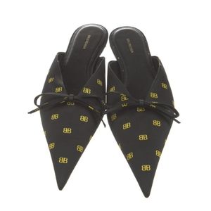 Balenciaga Knife Mules Black